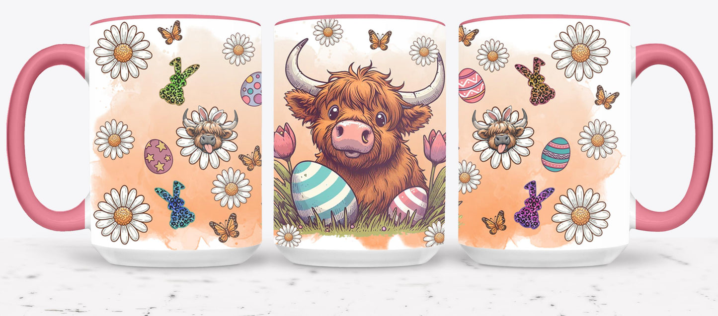 Highland Cow Easter-10380 - mugs