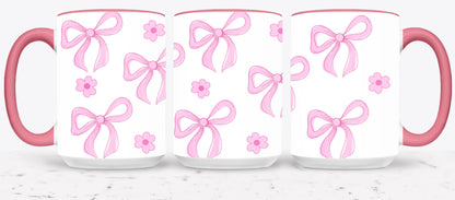 Pink Flower Coquette-10259 - mugs