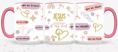 Jesus is the Anchor of my Soul-10211 - mugs
