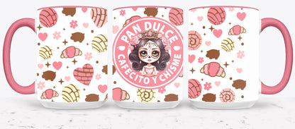 Cafecito y Chisme Dia de Muertos-10046 - mugs