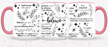 Believe - mugs