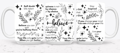 Believe - mugs