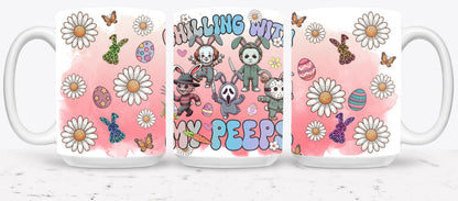 Easter Horror Killer-10329 - mugs