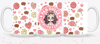 Cafecito y Chisme Dia de Muertos-10046 - mugs