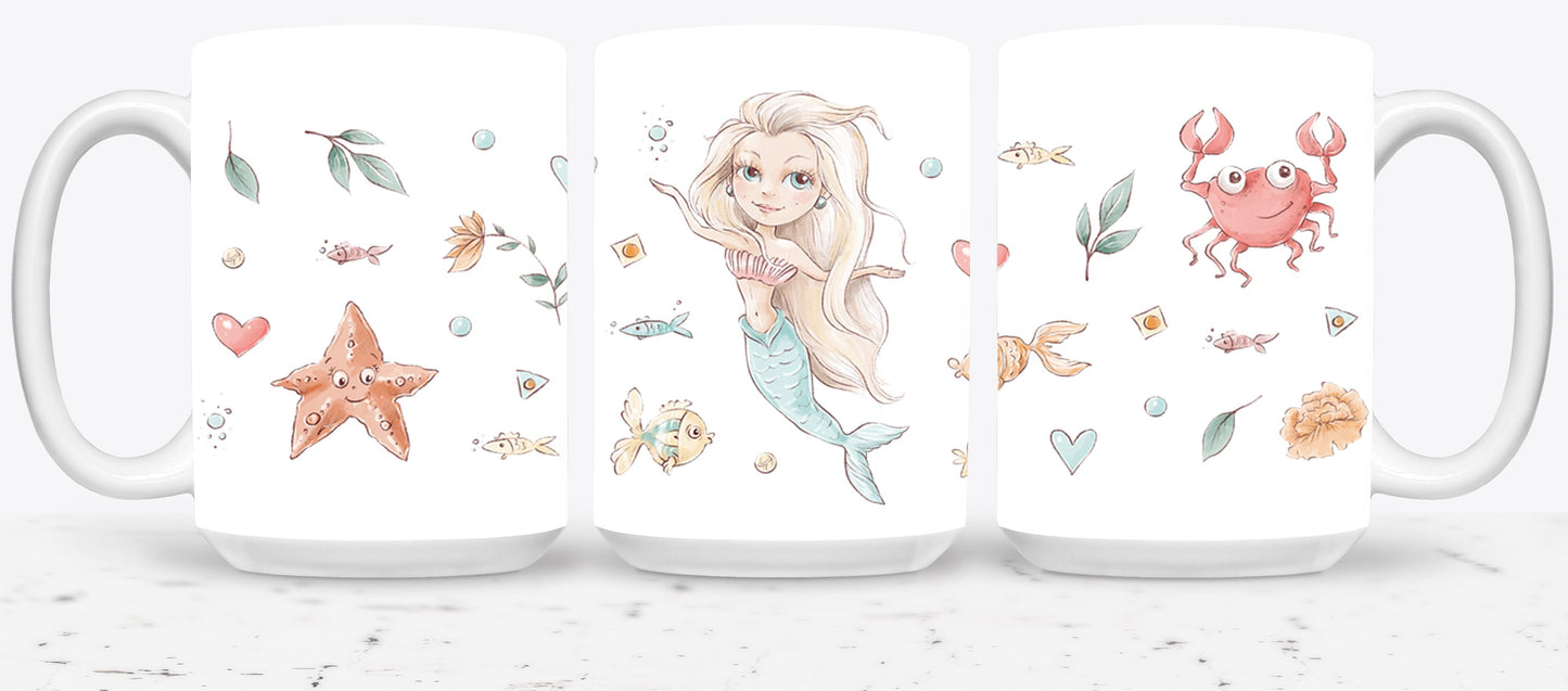 Cute Mermaid-10679 - mugs