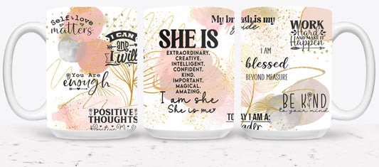 She Is - mugs