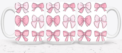 Pink Bow-9990 - mugs