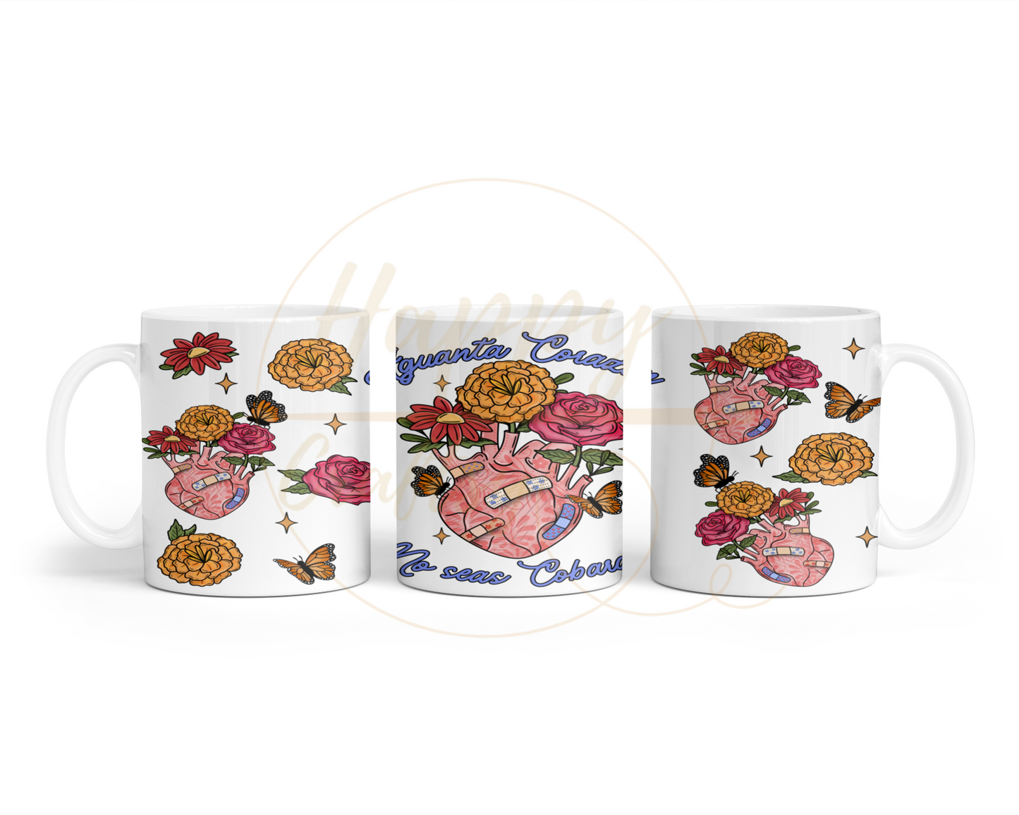 Aguanta Corazon-504 Mugs - 504-11OZ-White