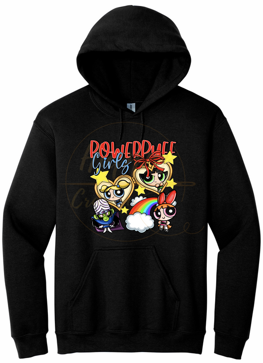 Bright Little Heroes-534 Hoodie - 534-S-Black, 534-M-Black, 534-L-Black, 534-XL-Black, 534-2XL-Black, 534-3XL-Black