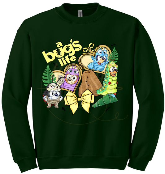 A Bug's Life-526 Sweatshirt - 526-S-Forest Green, 526-M-Forest Green, 526-L-Forest Green, 526-XL-Forest Green, 526-2XL-Forest Green, 526-3XL-Forest Green