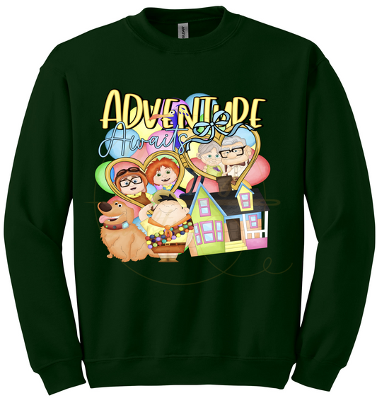 Sky High Adventure Crew-549 Sweatshirt - 549-S-Forest Green, 549-M-Forest Green, 549-L-Forest Green, 549-XL-Forest Green, 549-2XL-Forest Green, 549-3XL-Forest Green