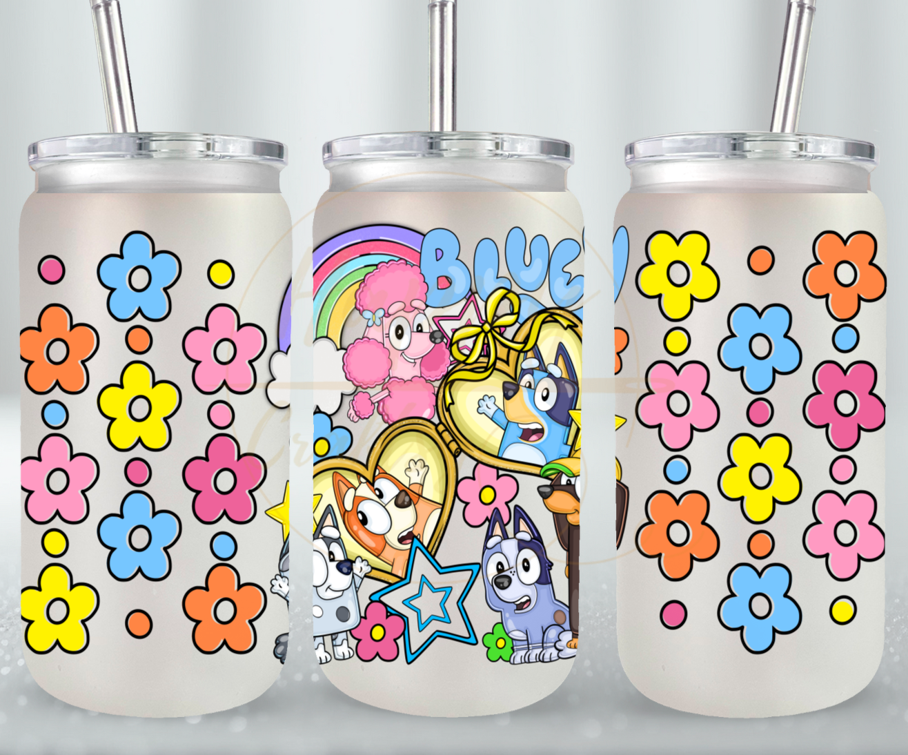 Joyful Journey: Friends and Fun Await-528 Glass Can - 528-16OZ-White