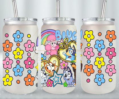 Joyful Journey: Friends and Fun Await-528 Glass Can - 528-16OZ-White