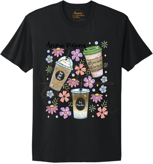 Animo Viejona-502 T-shirt - 502-S-Black, 502-M-Black, 502-L-Black, 502-XL-Black, 502-2XL-Black, 502-3XL-Black