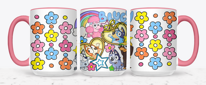 Joyful Journey: Friends and Fun Await-528 Mugs - 528-15OZ-Pink