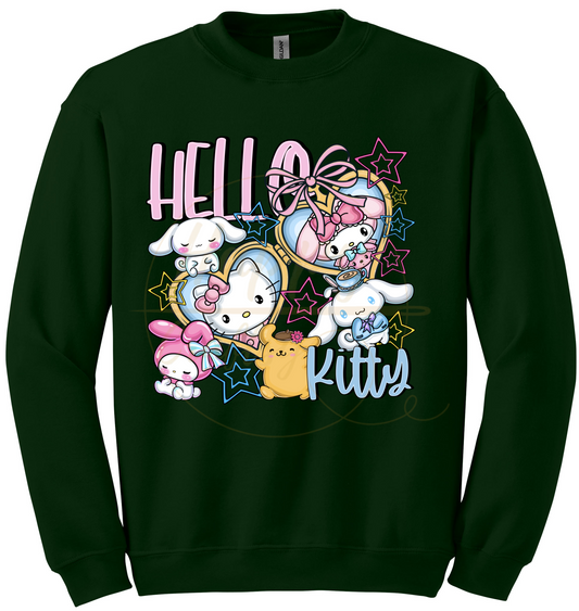 Cute Squad Glow Up-530 Sweatshirt - 530-S-Forest Green, 530-M-Forest Green, 530-L-Forest Green, 530-XL-Forest Green, 530-2XL-Forest Green, 530-3XL-Forest Green