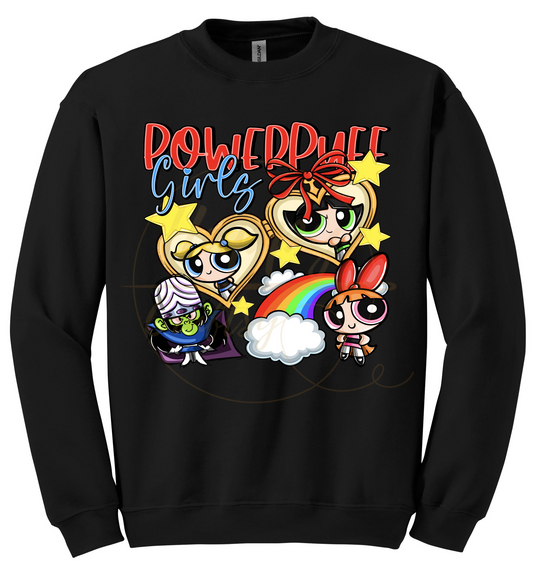 Bright Little Heroes-534 Sweatshirt - 534-S-Black, 534-M-Black, 534-L-Black, 534-XL-Black, 534-2XL-Black, 534-3XL-Black