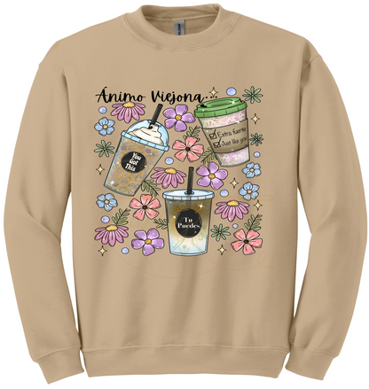 Animo Viejona-502 Sweatshirt - 502-XL-Sand