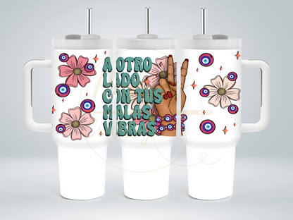 A Otro Lado-517 Tumbler - 517-40OZ-White
