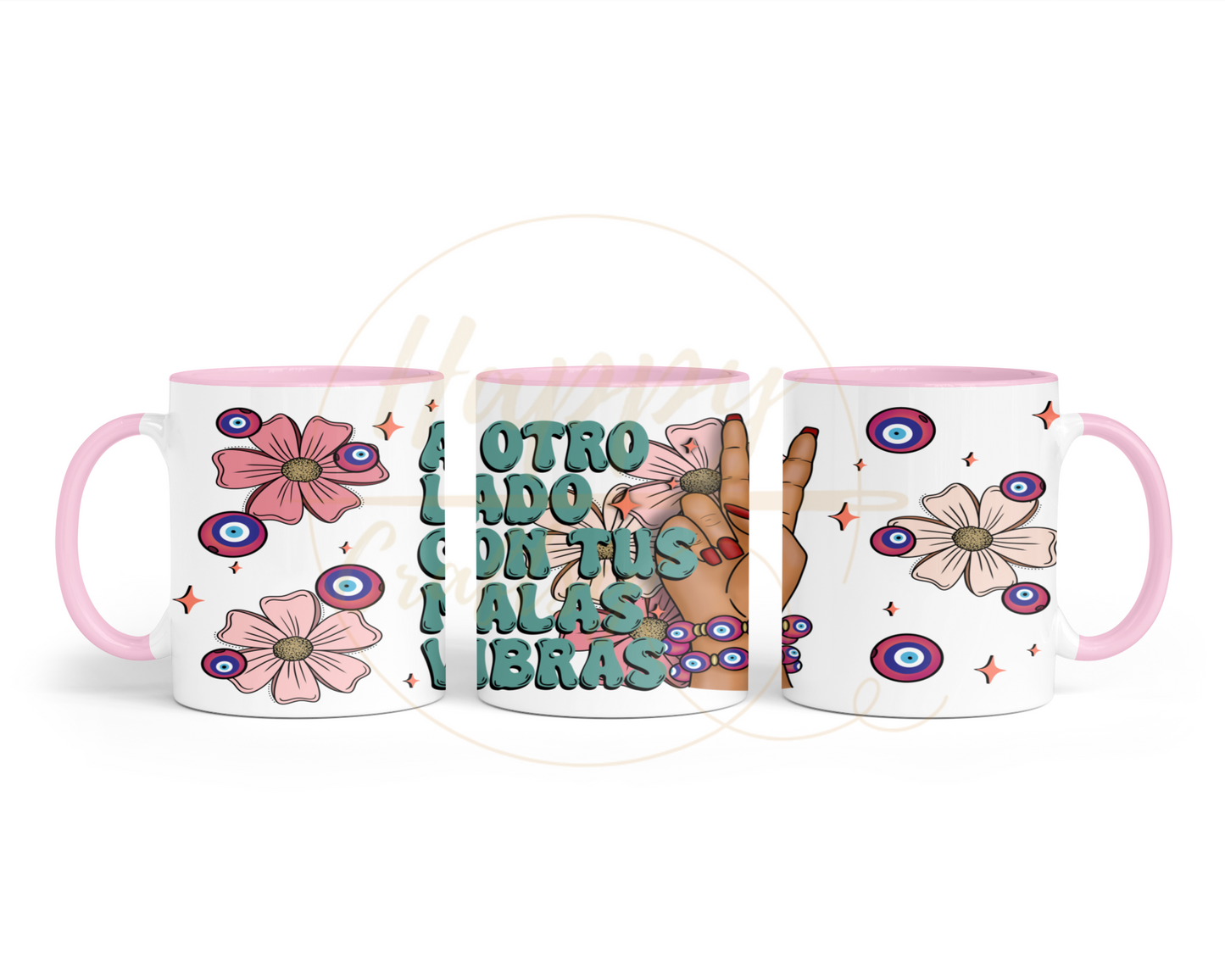 A Otro Lado-517 Mugs - 517-11OZ-Pink