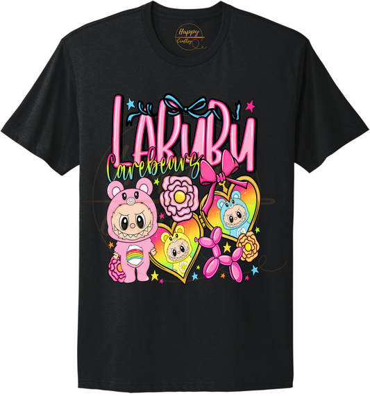 Colorful Friends Parade-541 T-shirt - 541-S-Black, 541-M-Black, 541-L-Black, 541-XL-Black, 541-2XL-Black, 541-3XL-Black