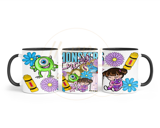 Colorful Monster Crew-543 Mugs - 543-11OZ-Black