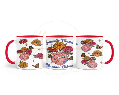 Aguanta Corazon-504 Mugs - 504-11OZ-Red