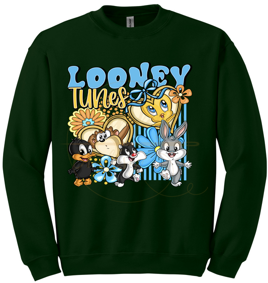 Tiny Friends Adventure-555 Sweatshirt - 555-S-Forest Green, 555-M-Forest Green, 555-L-Forest Green, 555-XL-Forest Green, 555-2XL-Forest Green, 555-3XL-Forest Green