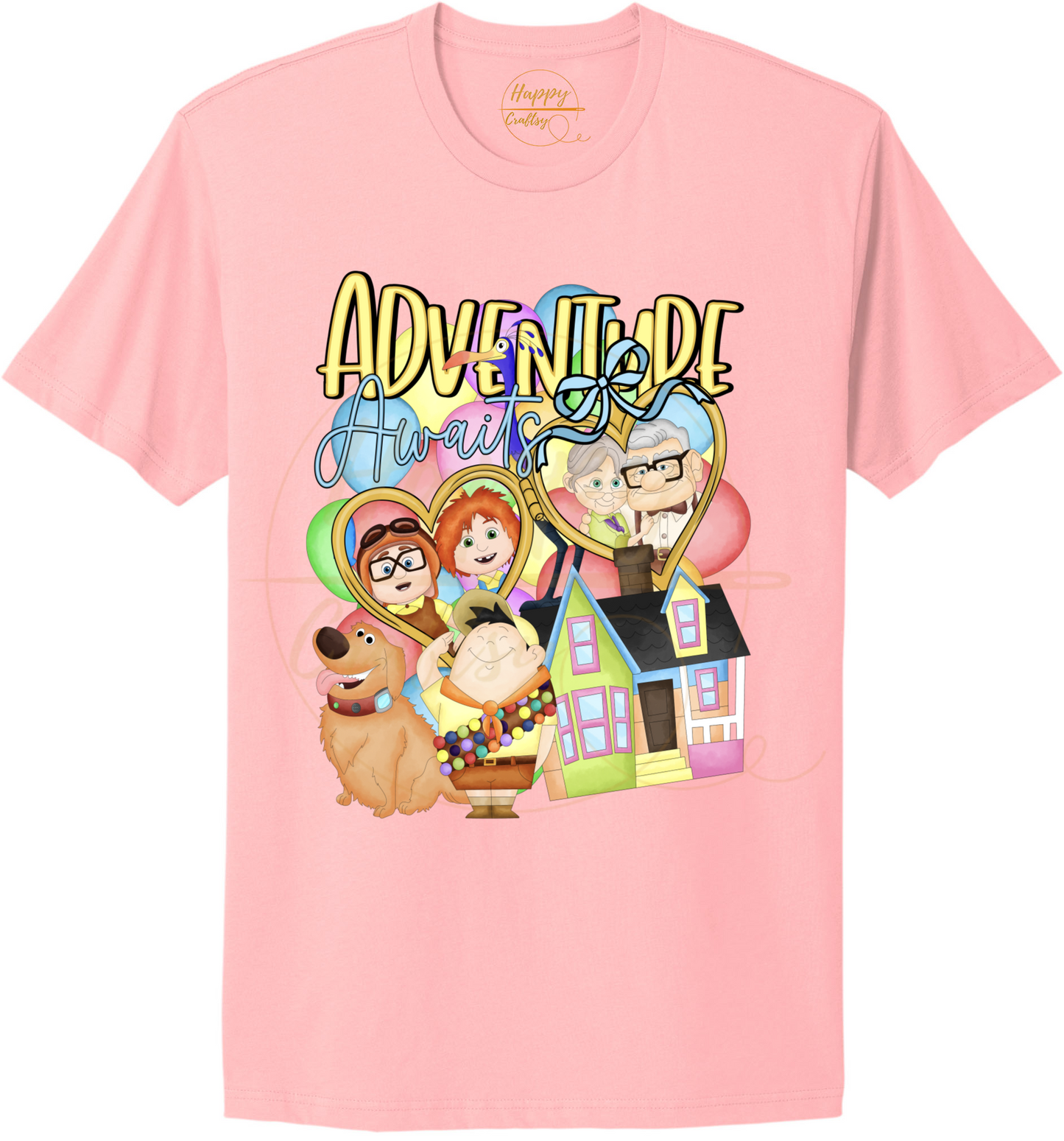 Sky High Adventure Crew-549 T-shirt - 549-S-Light Pink, 549-M-Light Pink, 549-L-Light Pink, 549-XL-Light Pink, 549-2XL-Light Pink, 549-3XL-Light Pink