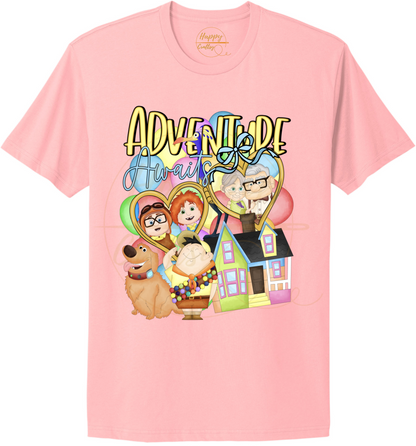 Sky High Adventure Crew-549 T-shirt - 549-S-Light Pink, 549-M-Light Pink, 549-L-Light Pink, 549-XL-Light Pink, 549-2XL-Light Pink, 549-3XL-Light Pink