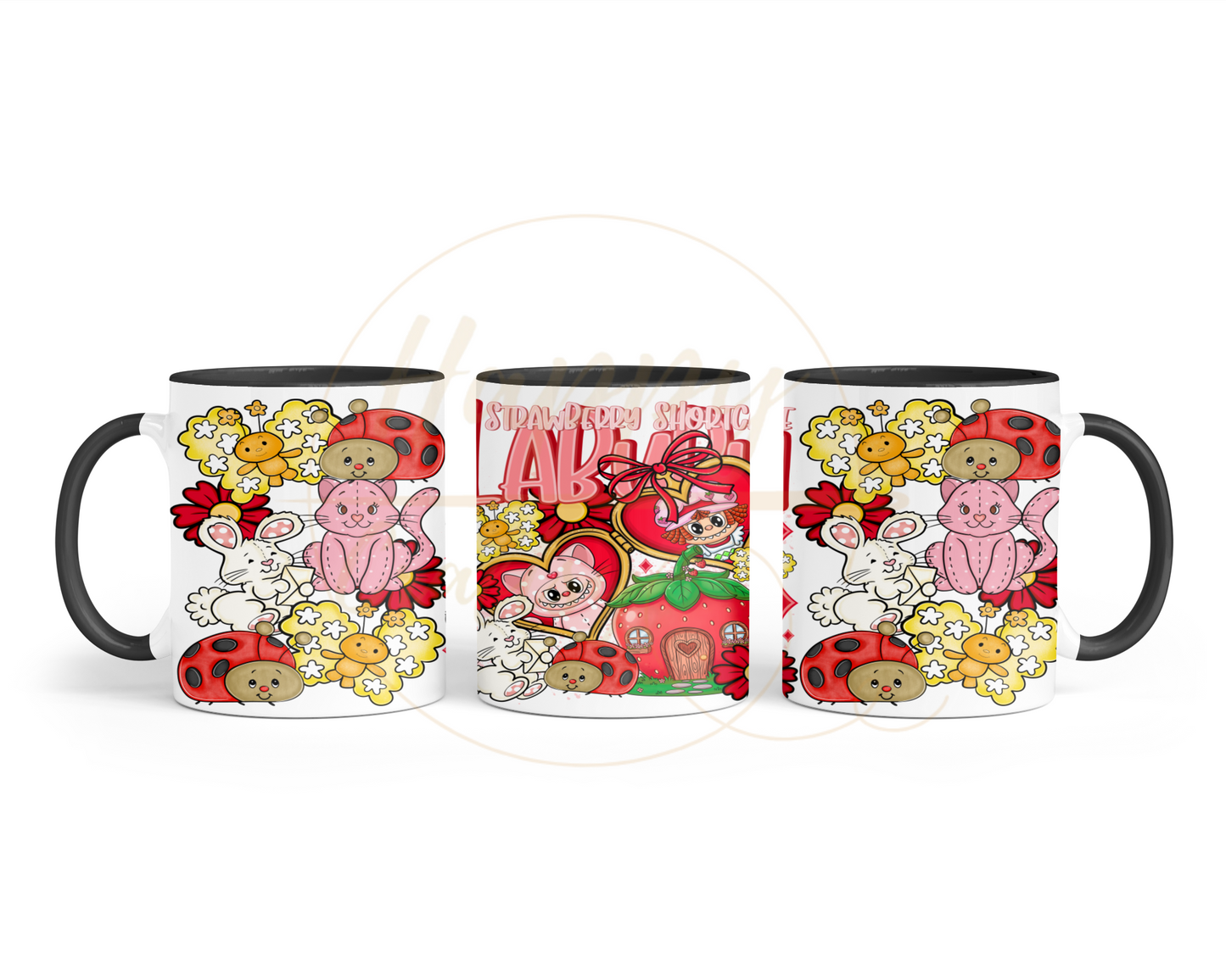 Sweet Berry Garden Friends-554 Mugs - 554-11OZ-Black