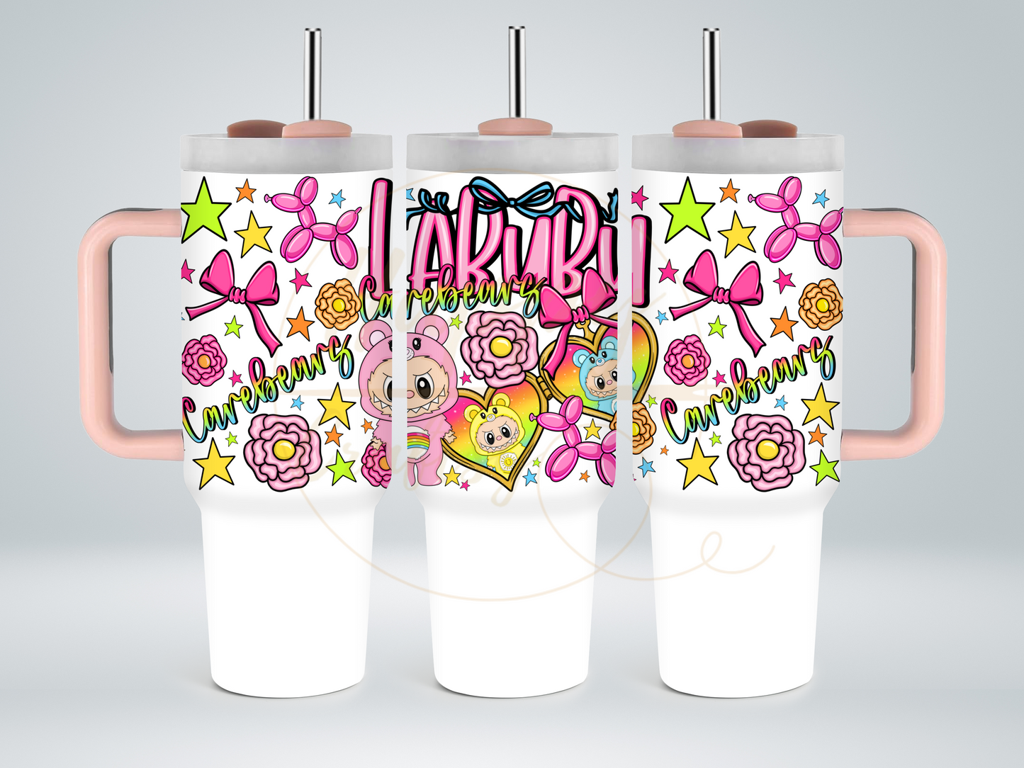 Colorful Friends Parade-541 Tumbler - 541-40OZ-Pink