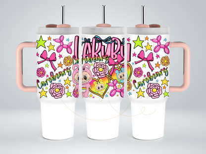 Colorful Friends Parade-541 Tumbler - 541-40OZ-Pink