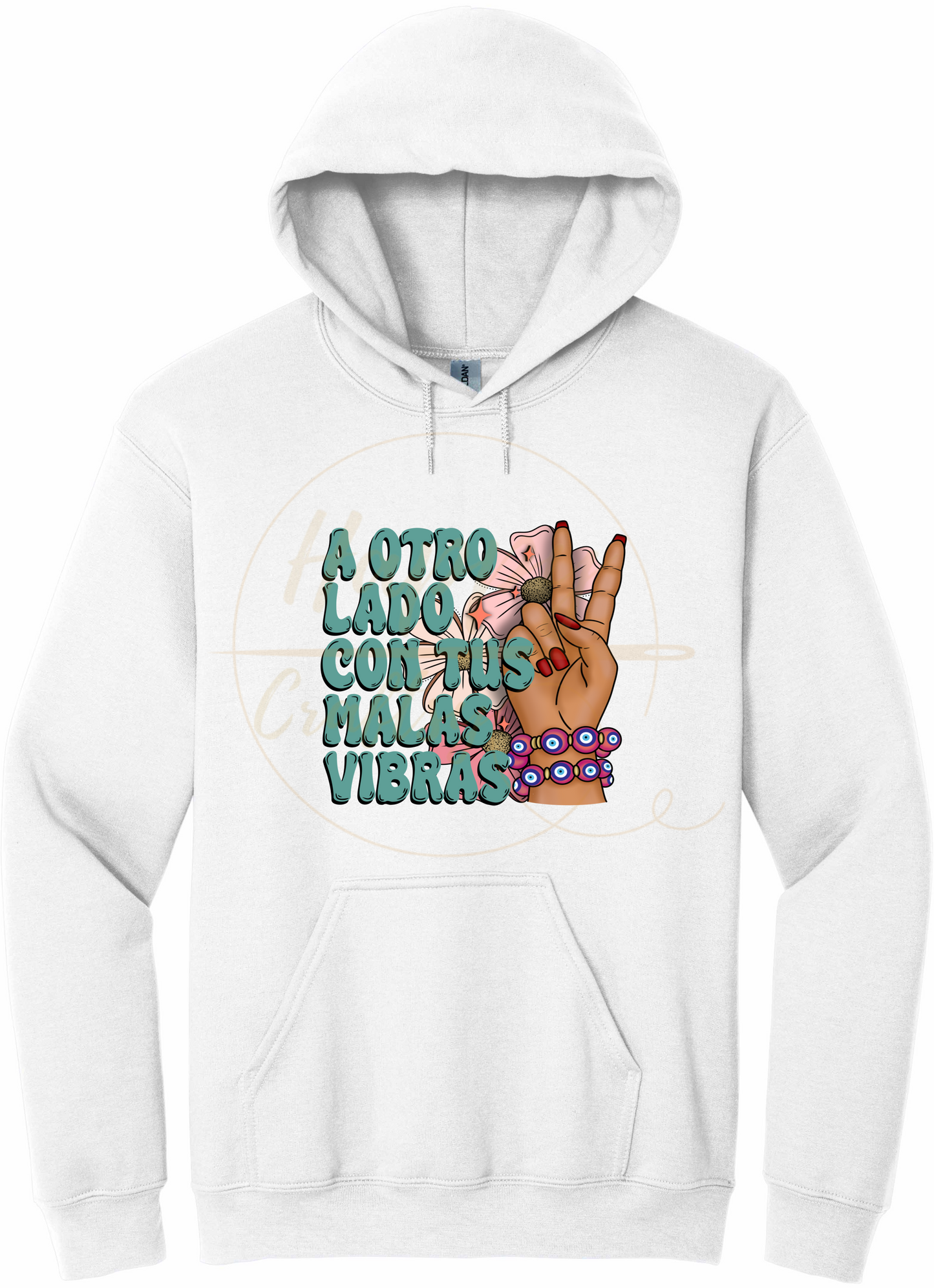 A Otro Lado-517 Hoodie - 517-S-White, 517-M-White, 517-L-White, 517-XL-White, 517-2XL-White, 517-3XL-White