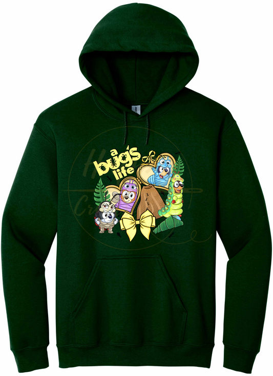 A Bug's Life-526 Hoodie - 526-S-Forest Green, 526-M-Forest Green, 526-L-Forest Green, 526-XL-Forest Green, 526-2XL-Forest Green, 526-3XL-Forest Green