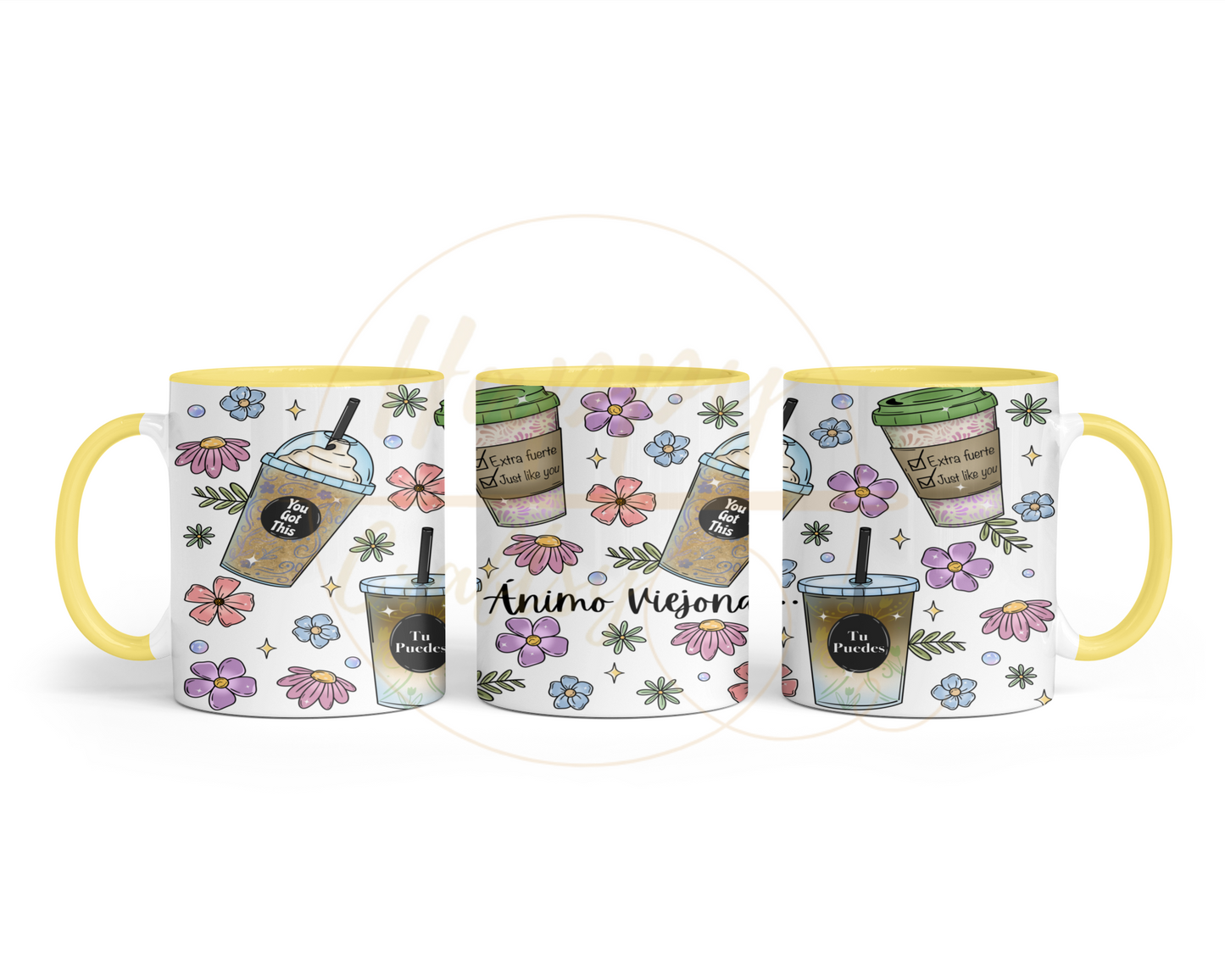 Animo Viejona-502 Mugs - 502-11OZ-Yellow