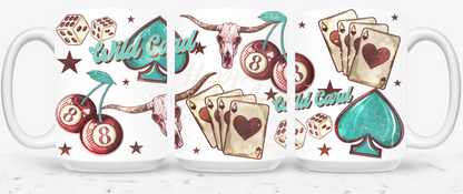 Wild Card-345 Mugs - 345-15OZ-White