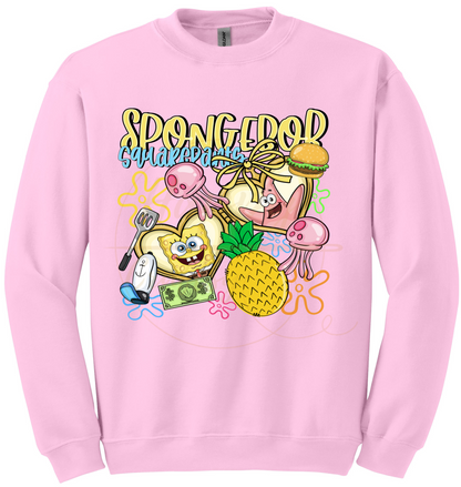 Undersea Fun Vibes-557 Sweatshirt - 557-S-Light Pink, 557-M-Light Pink, 557-L-Light Pink, 557-XL-Light Pink, 557-2XL-Light Pink, 557-3XL-Light Pink