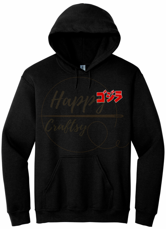 Godzilla Kaiju Alpha-356 Hoodie - 356-S-Black, 356-M-Black, 356-L-Black, 356-XL-Black, 356-2XL-Black, 356-3XL-Black