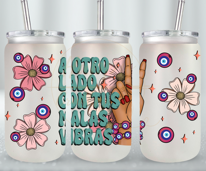 A Otro Lado-517 Glass Can - 517-16OZ-White