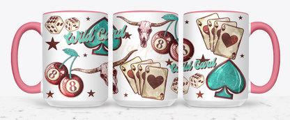 Wild Card-345 Mugs - 345-15OZ-Pink