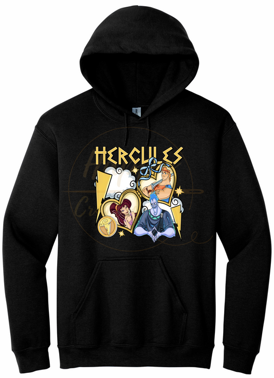 Gods, Love, and Trouble-545 Hoodie - 545-S-Black, 545-M-Black, 545-L-Black, 545-XL-Black, 545-2XL-Black, 545-3XL-Black