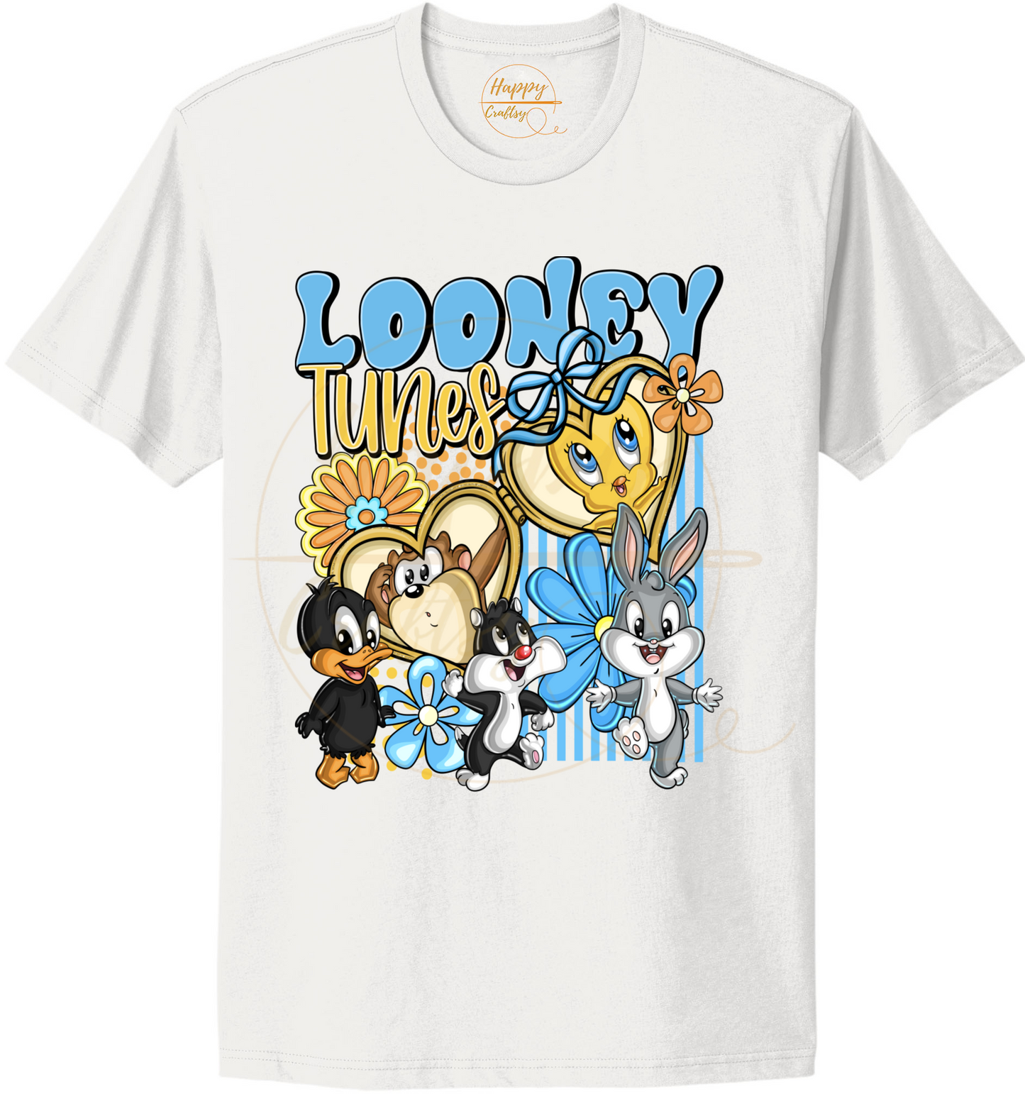 Tiny Friends Adventure-555 T-shirt - 555-S-White, 555-M-White, 555-L-White, 555-XL-White, 555-2XL-White, 555-3XL-White