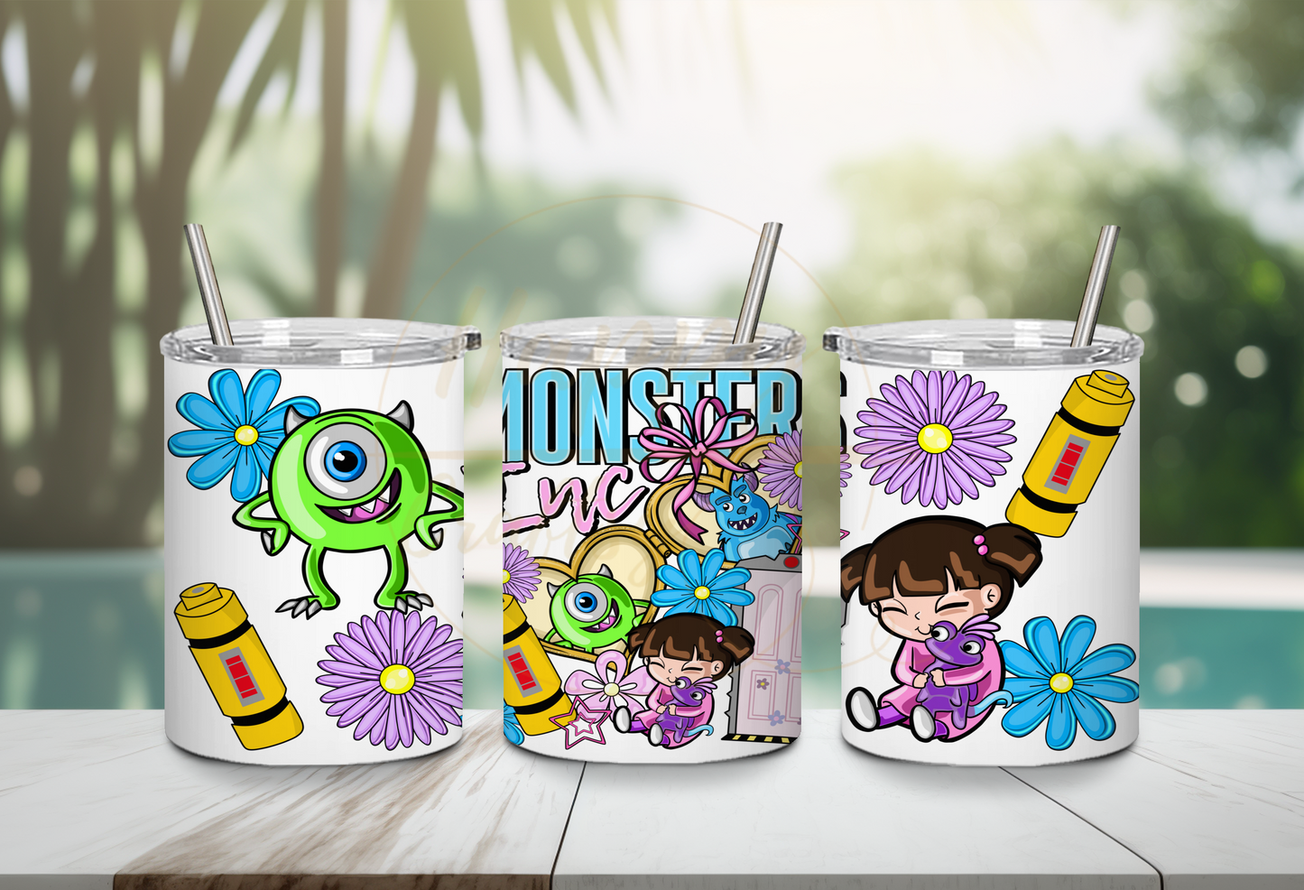 Colorful Monster Crew-543 Tumbler - 543-10OZ-White