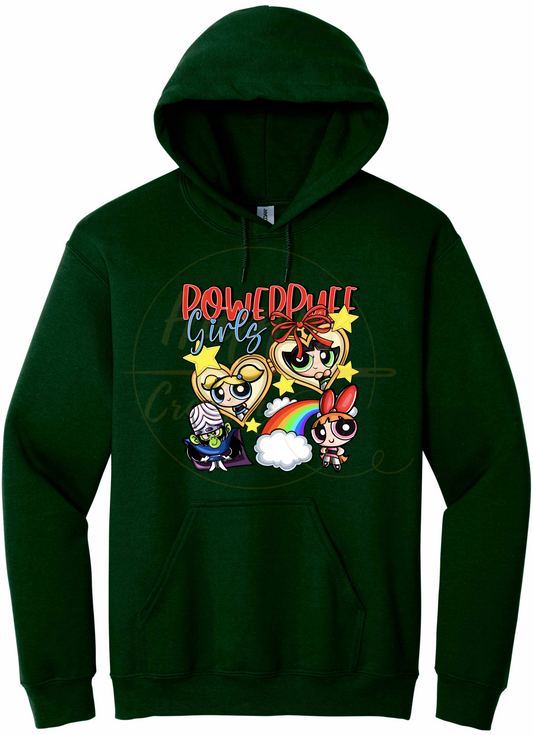 Bright Little Heroes-534 Hoodie - 534-S-Forest Green, 534-M-Forest Green, 534-L-Forest Green, 534-XL-Forest Green, 534-2XL-Forest Green, 534-3XL-Forest Green