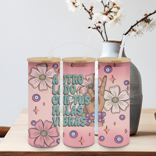 A Otro Lado-517 Glass Can - 517-25OZ-Frosted 25oz