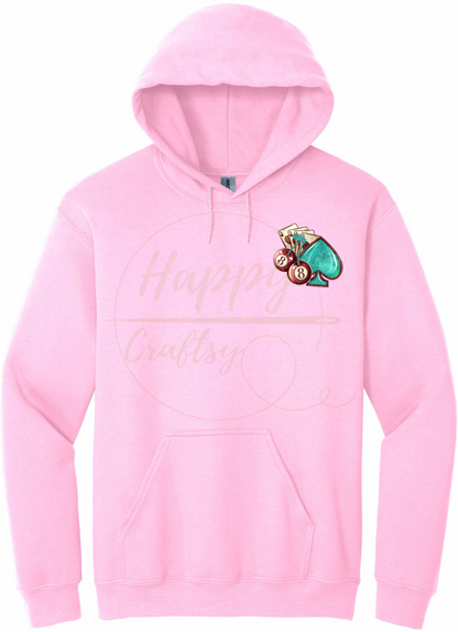 Wild Card-345 Hoodie - 345-S-Light Pink, 345-M-Light Pink, 345-L-Light Pink, 345-XL-Light Pink, 345-2XL-Light Pink, 345-3XL-Light Pink