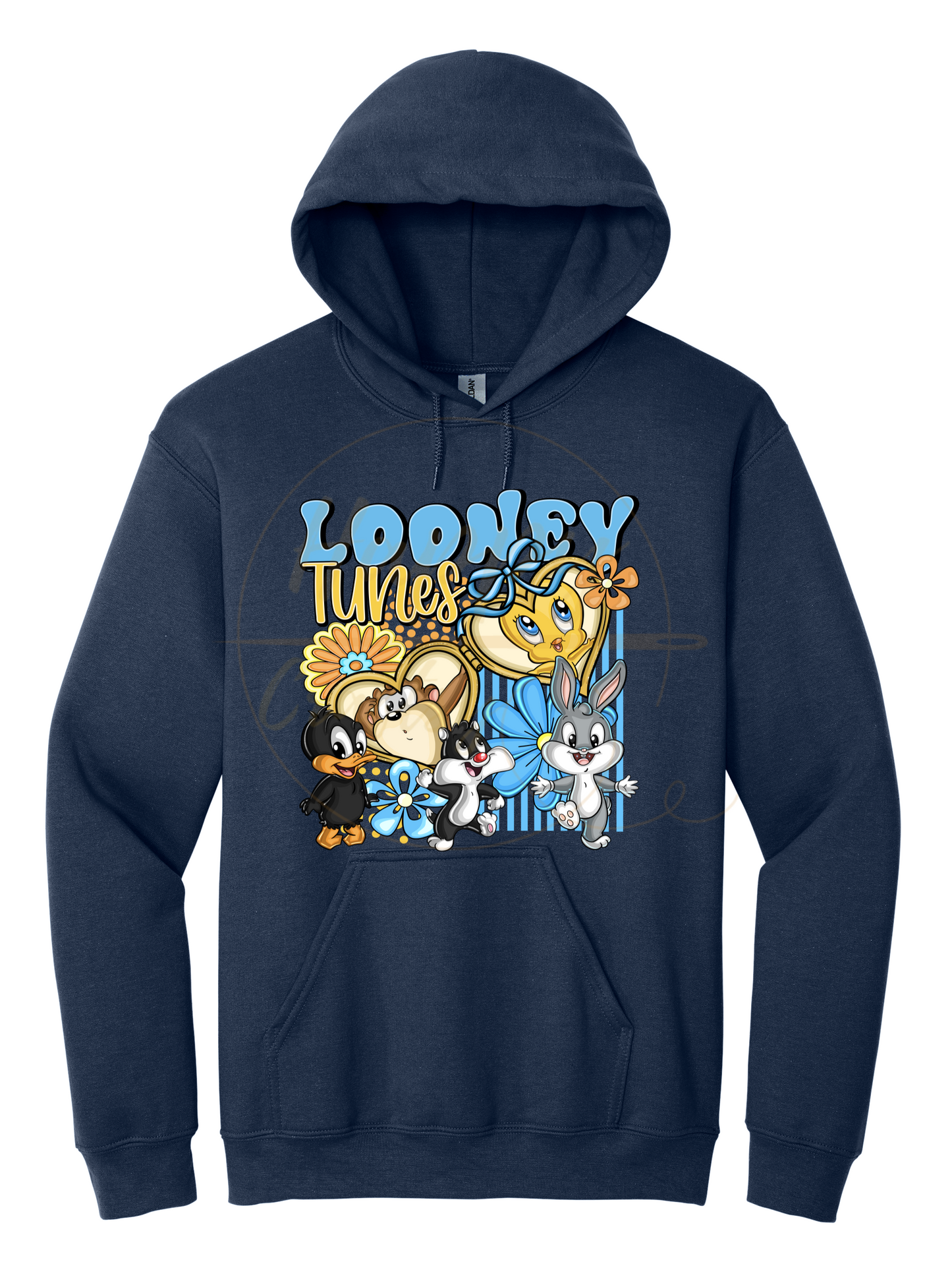 Tiny Friends Adventure-555 Hoodie - 555-S-Navy, 555-M-Navy, 555-L-Navy, 555-XL-Navy, 555-2XL-Navy, 555-3XL-Navy