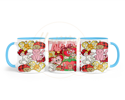 Sweet Berry Garden Friends-554 Mugs - 554-11OZ-Light Blue