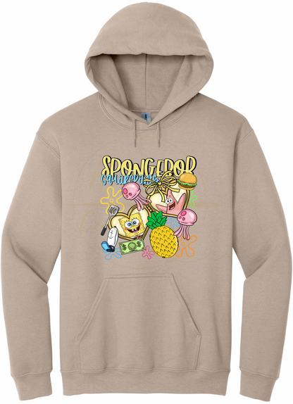 Undersea Fun Vibes-557 Hoodie - 557-S-Sand, 557-M-Sand, 557-L-Sand, 557-XL-Sand, 557-2XL-Sand, 557-3XL-Sand